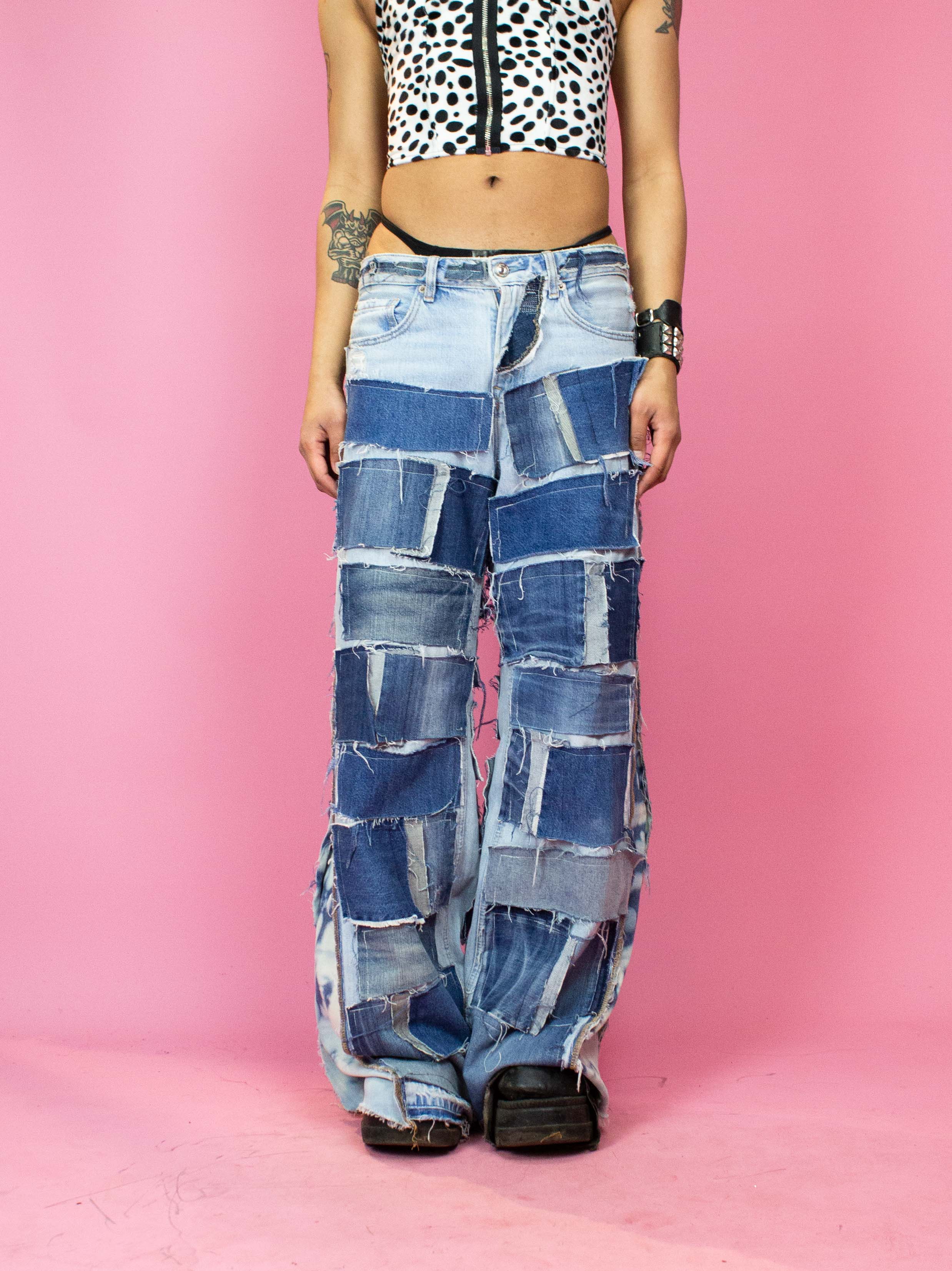 AMALGAMAR PATCHWORK JEANS - Image 4