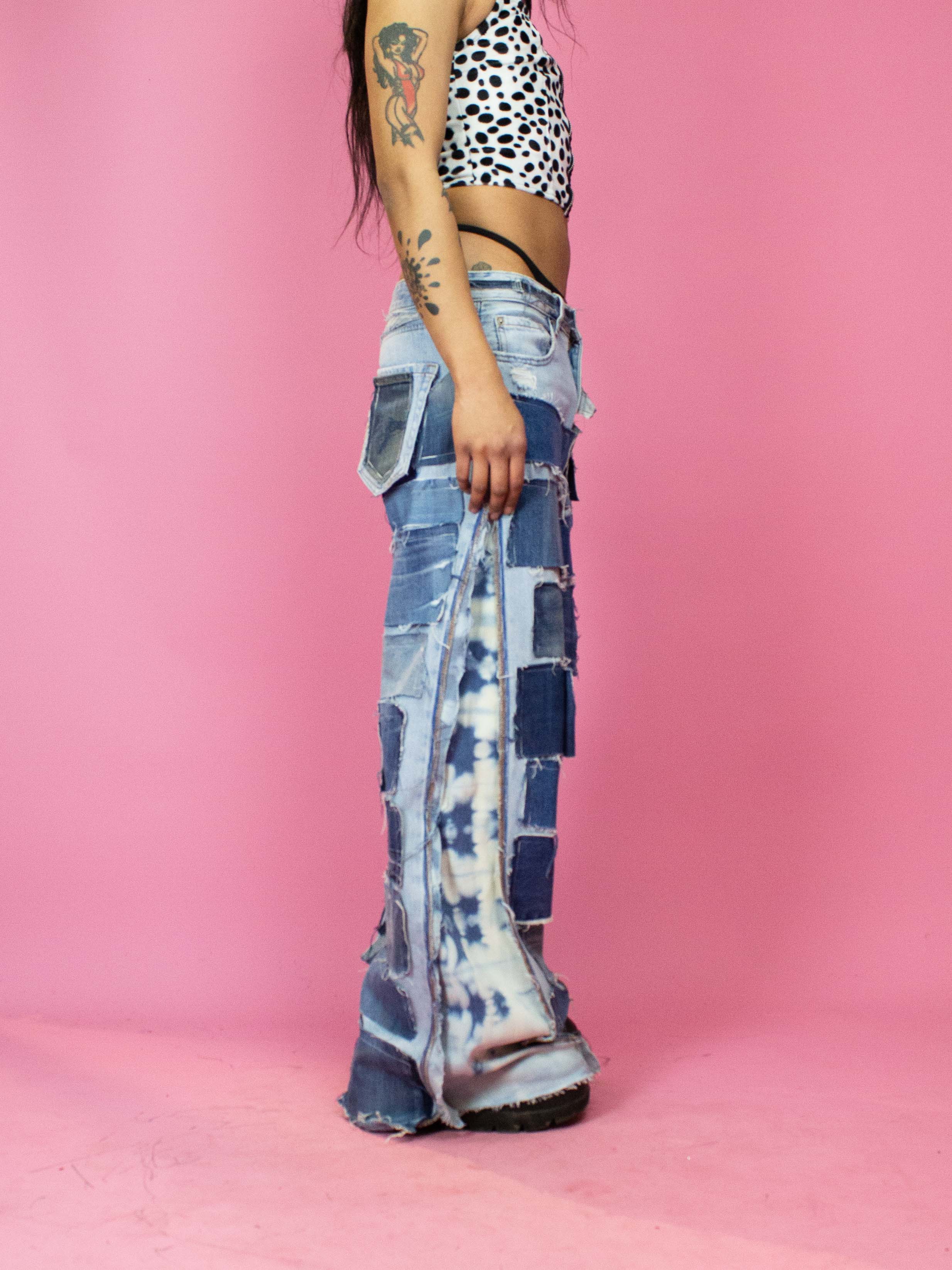 AMALGAMAR PATCHWORK JEANS - Image 5