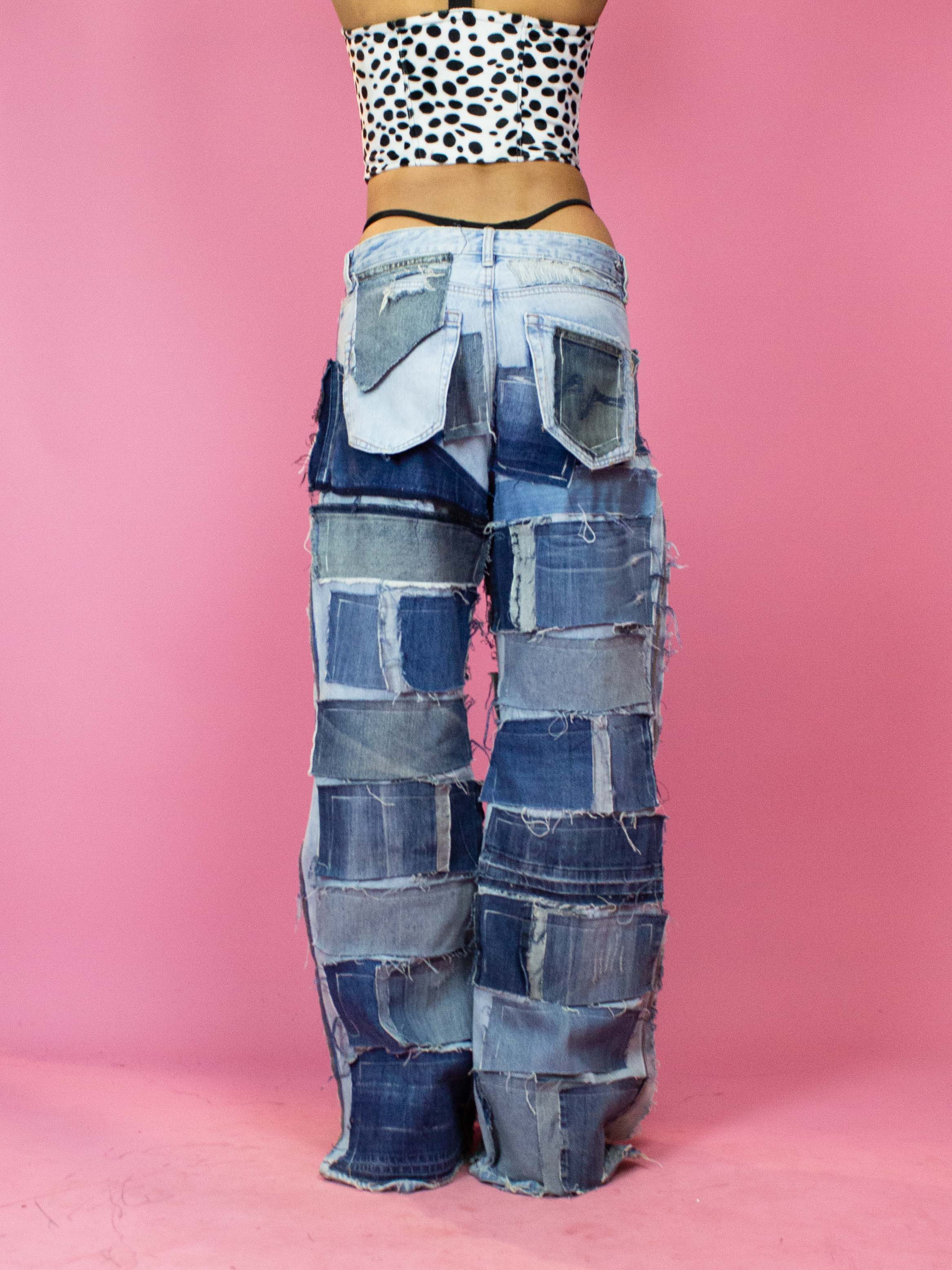 AMALGAMAR PATCHWORK JEANS - Image 6