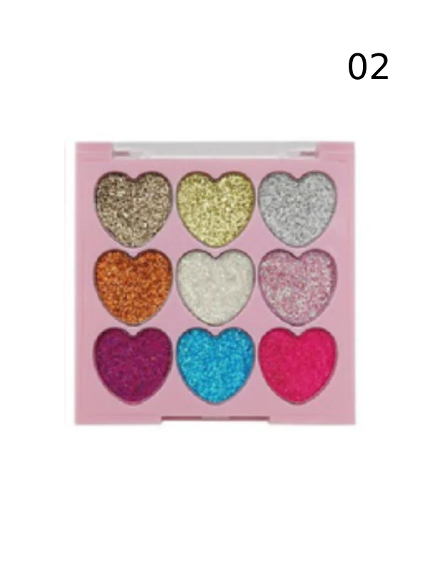 AMUSE HEART OF SPARKLE PRESS GLITTER PALETTE - Image 3
