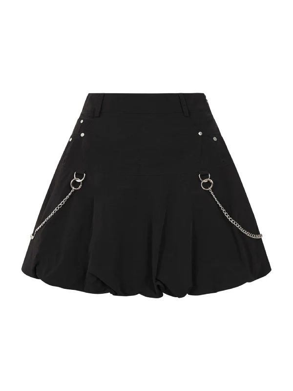 BANNED BLACK CHAINS AND CHAOS SKIRT SK25798 - Image 3