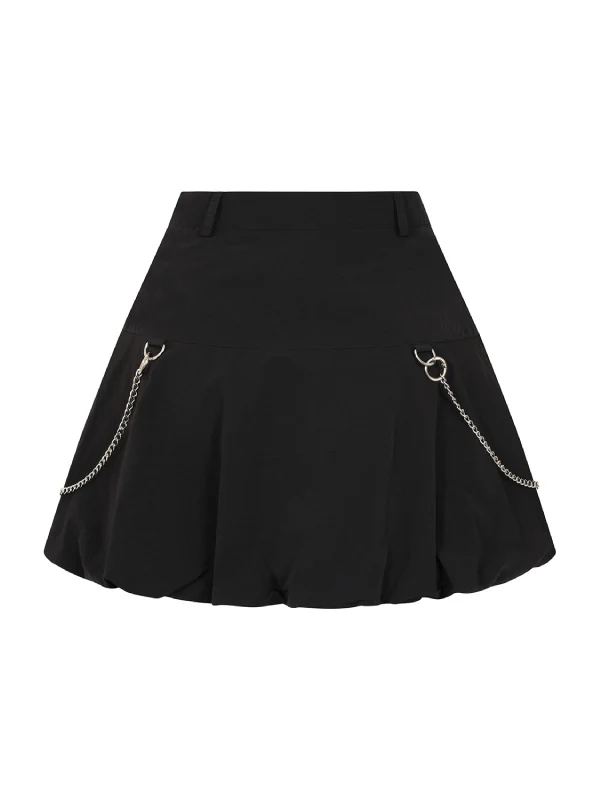 BANNED BLACK CHAINS AND CHAOS SKIRT SK25798 - Image 4