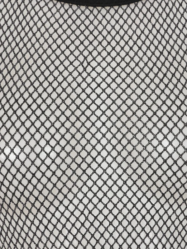 BANNED GREY METALLIC NO RULES MESH TOP TP10762 - Image 5