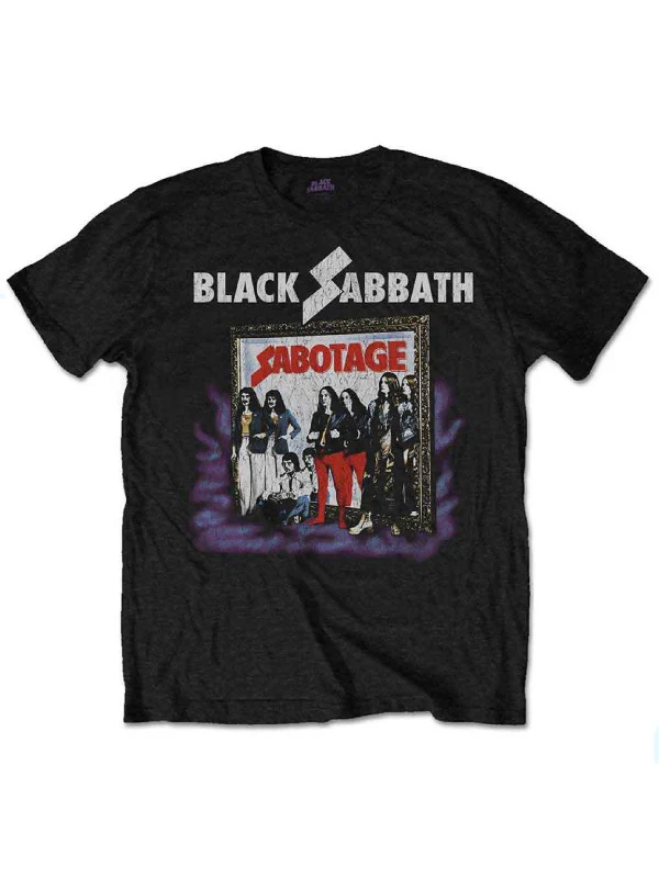 BLACK SABBATH VINTAGE STYLE SABOTAGE T-SHIRT