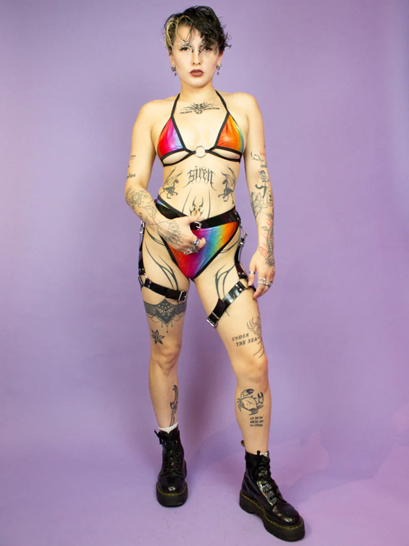 CLAW BERLIN DOUBLE LEG HARNESS BLACK - Image 4