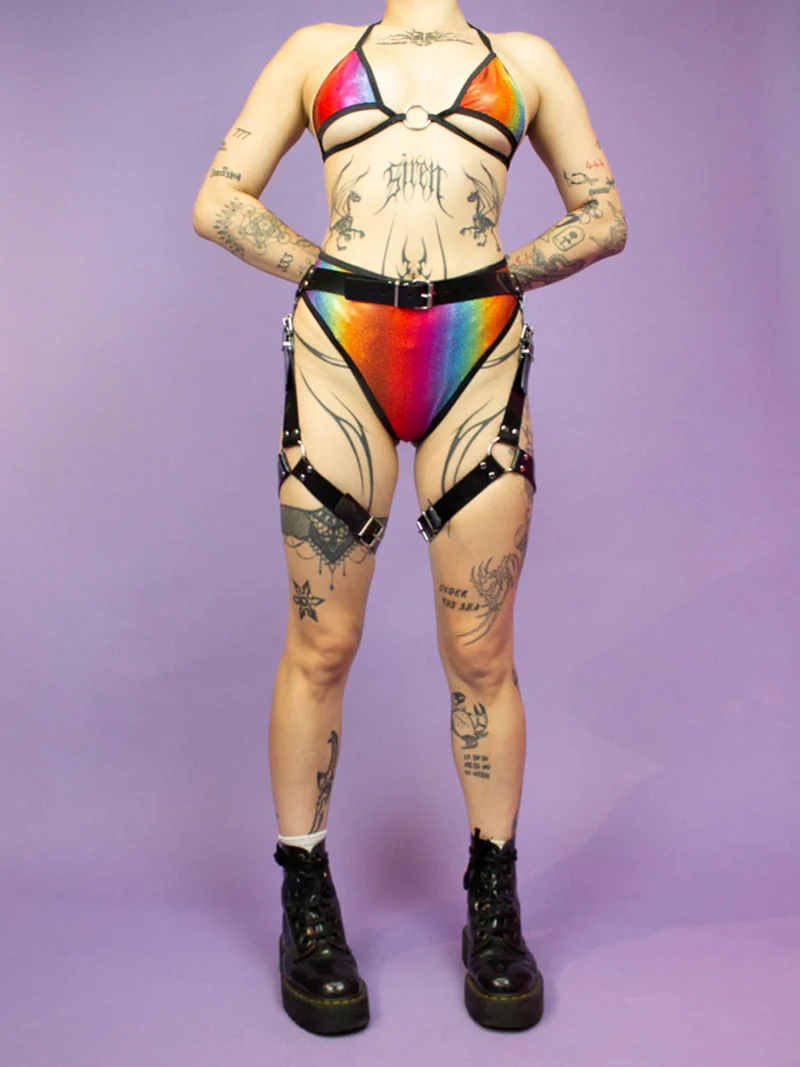 CLAW BERLIN DOUBLE LEG HARNESS BLACK - Image 5