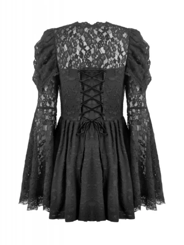 DARK IN LOVE DW1137 LACE JACQUARD PRINCESS DRESS - Image 4