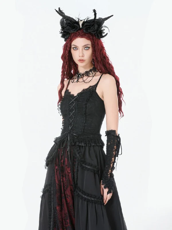 DARK IN LOVE LACE TOP TW672 - Image 2