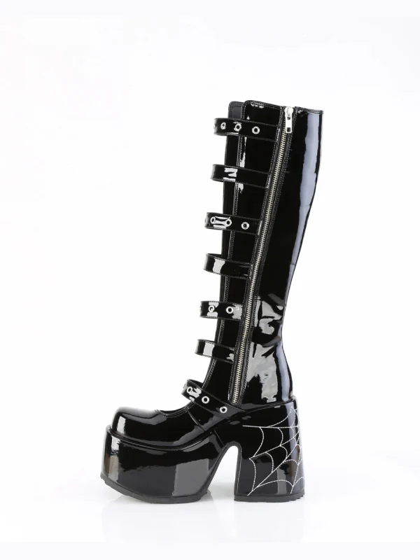 DEMONIACULT CAMEL-23 BLACK PATENT - Image 3