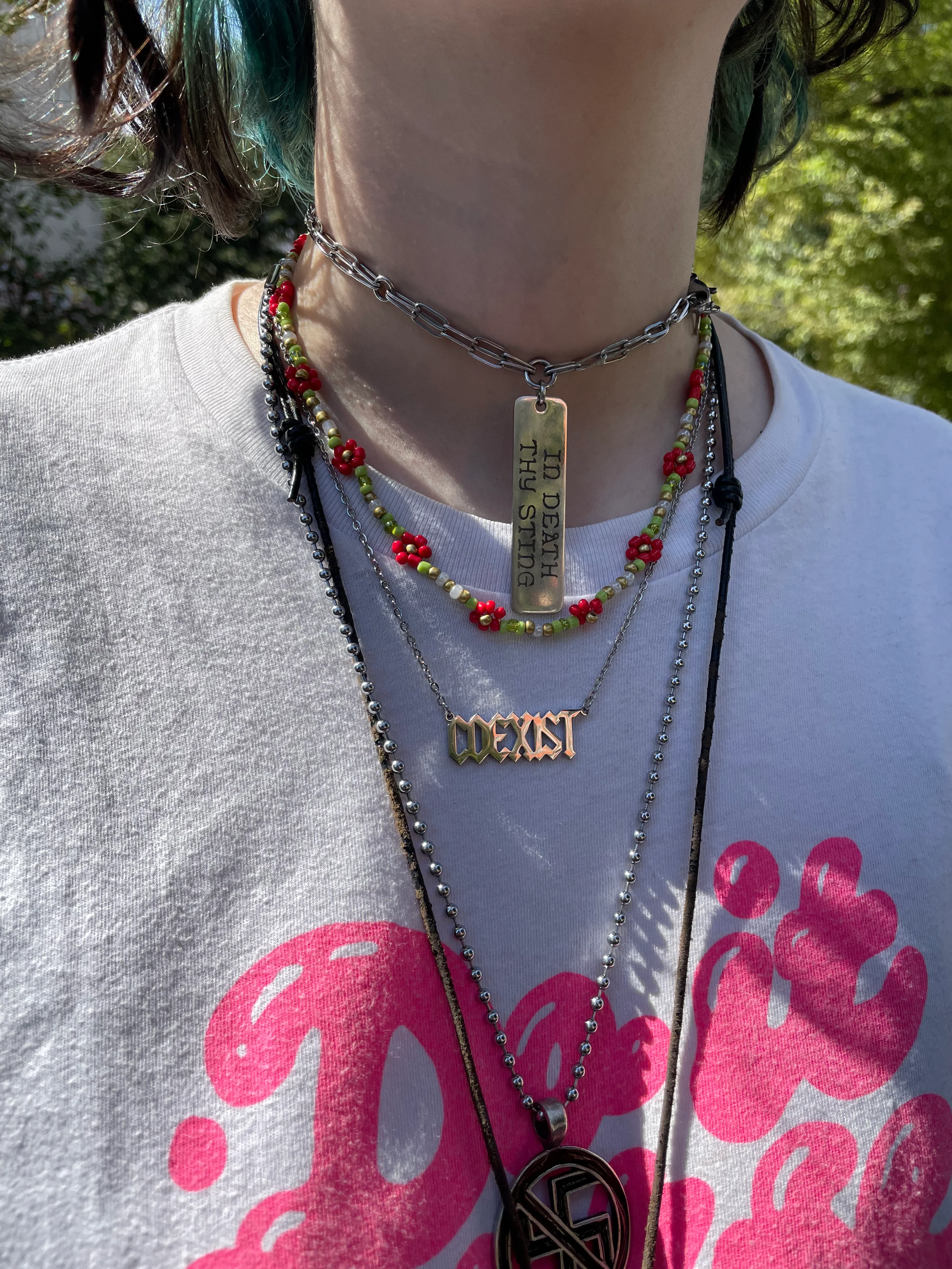 ELEPHANT EGG X COEXIST - COEXIST NECKLACE - Image 3