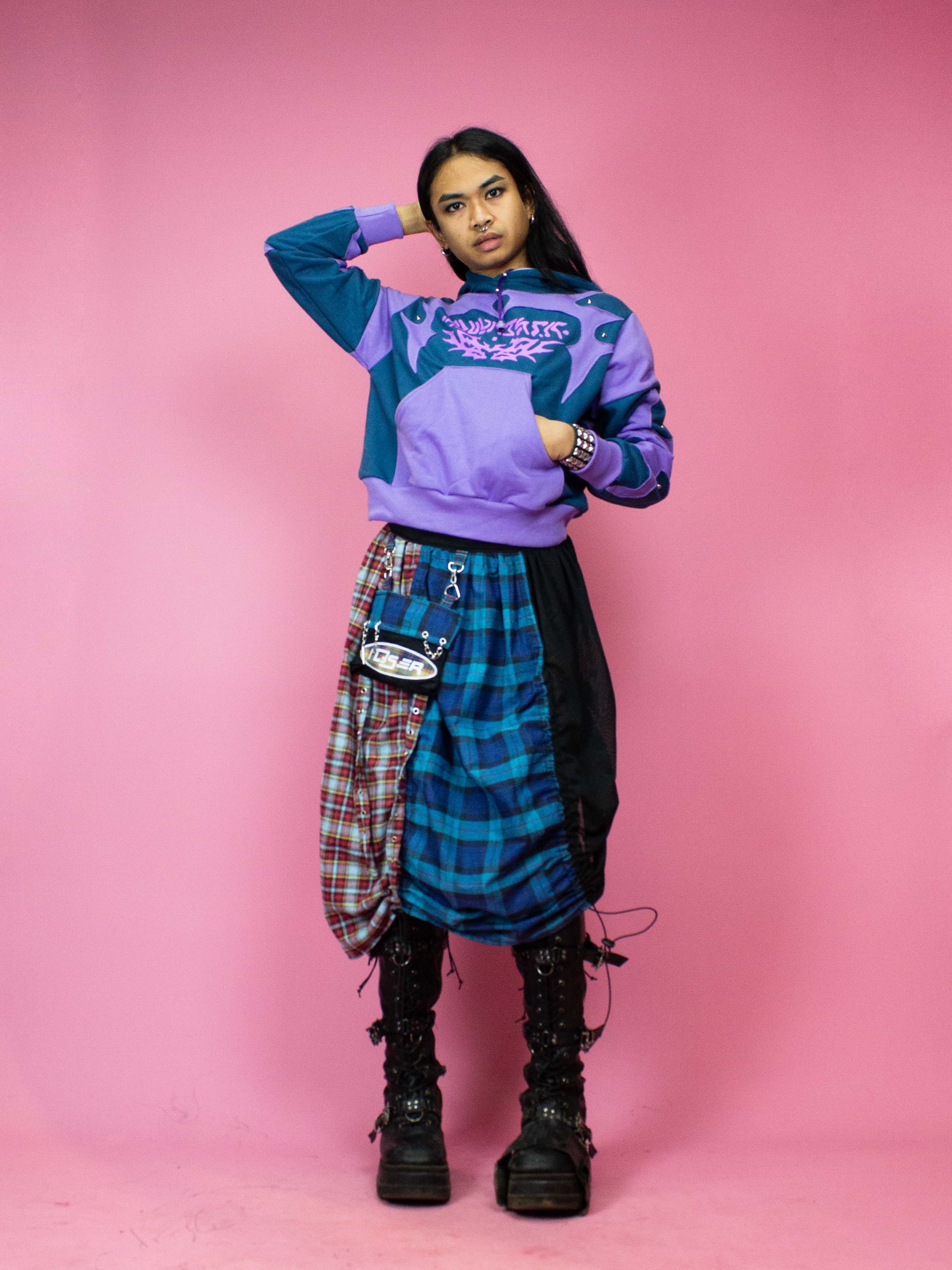 FLUOR SER BANSHEE HOODIE SKYBLUE L FL155 - Image 3
