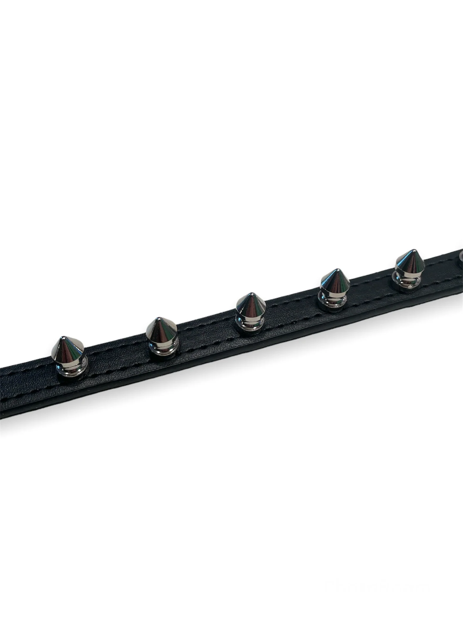 FUNK PLUS BLACK SPIKE CHOKER VEGAN CK135 - Image 2