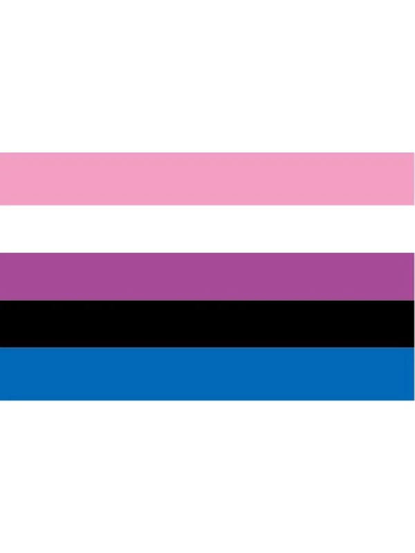 GENDERFLUID PRIDE FLAG 75 CM x 96 CM