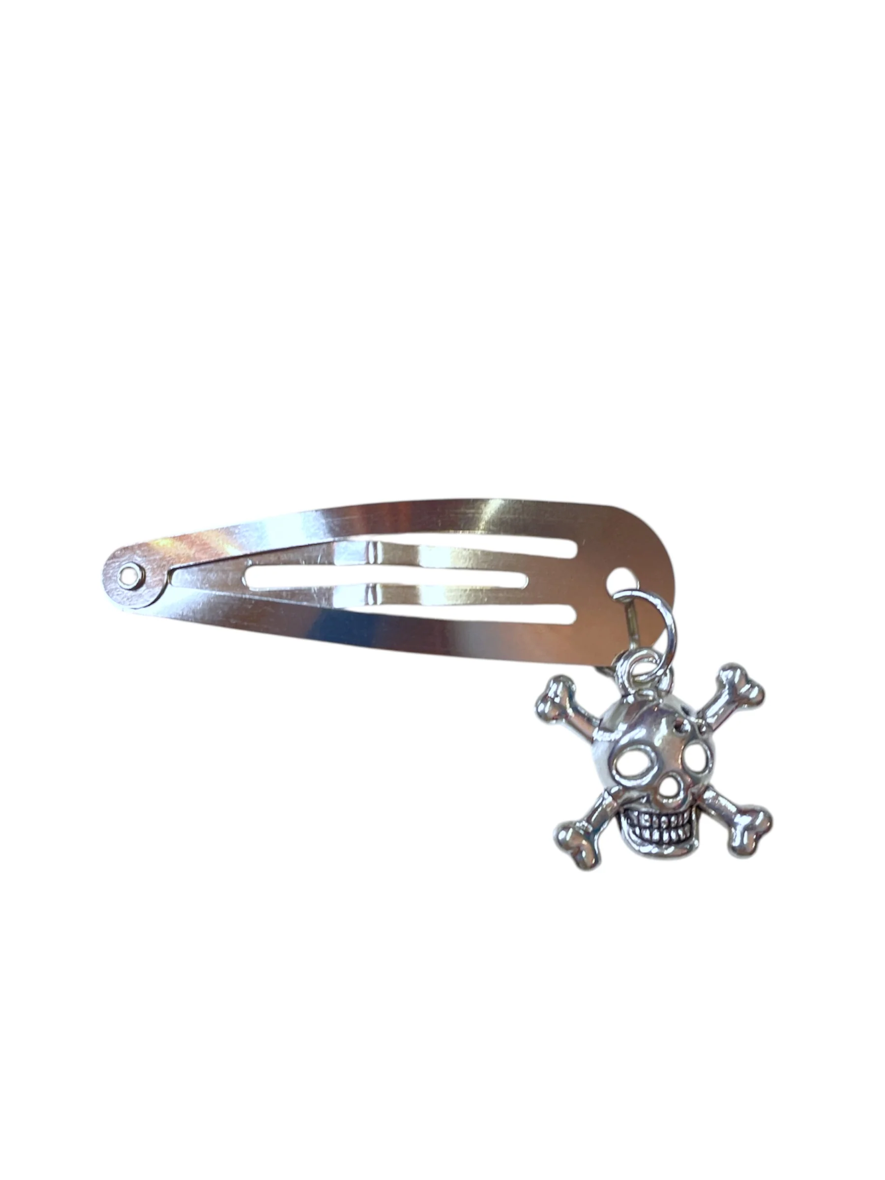 HANGING SKULL HAIRCLIP