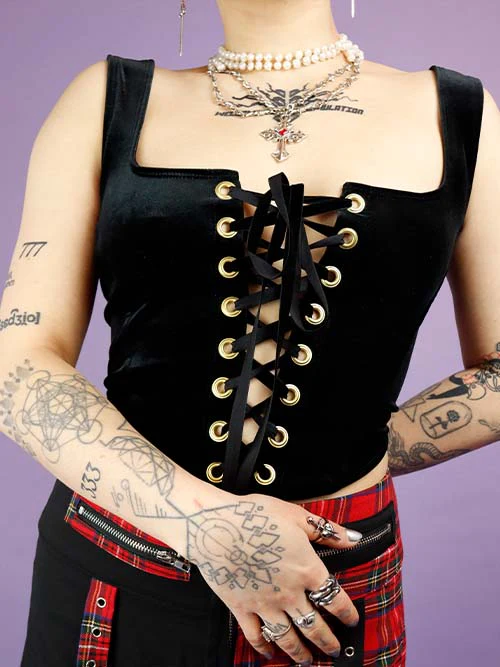 INDYANNA PAULINE CORSET TOP BLACK - Image 5