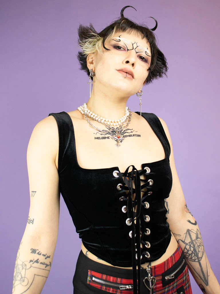 INDYANNA PAULINE CORSET TOP BLACK - Image 9