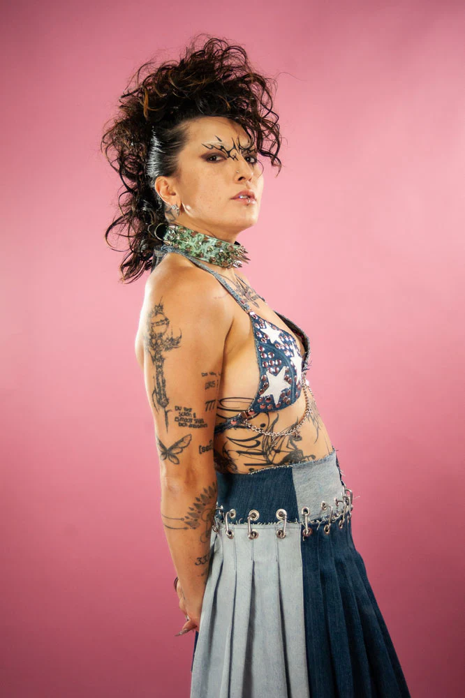 INDYANNA UPCYCLED JEANS STAR BRA - Image 2