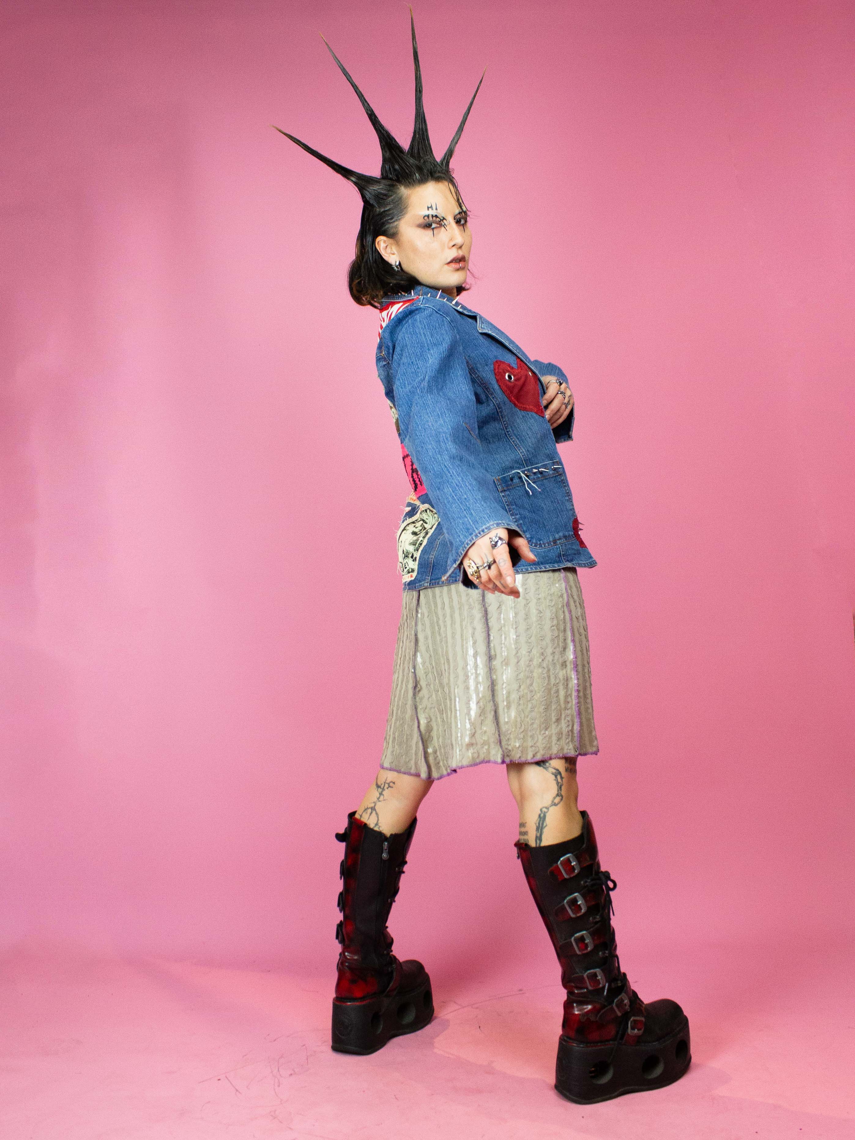 IVO JEANS JACKET WITH PATCHES - Image 5