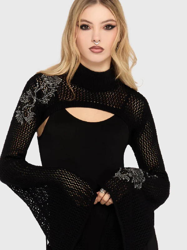 KILLSTAR GAIA ADOMED KNIT BOLERO