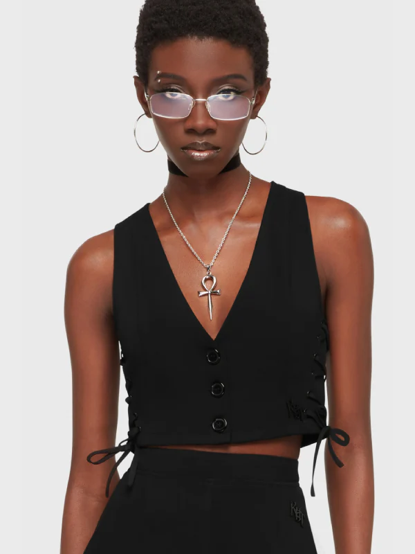 KILLSTAR NEXARA WAISTCOAT TOP