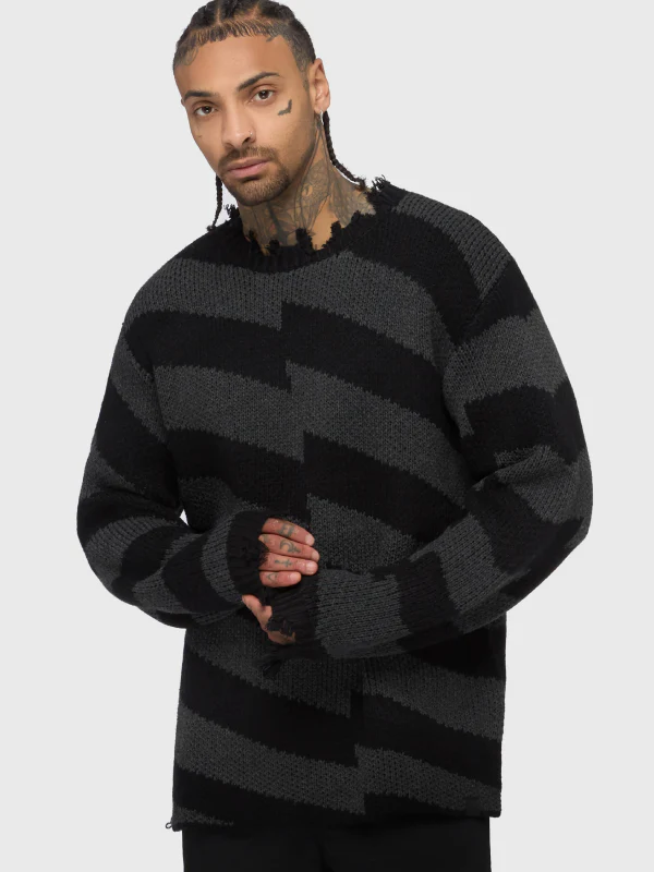 KILLSTAR SHADOWMARK JACQUARD SWEATER - Image 2