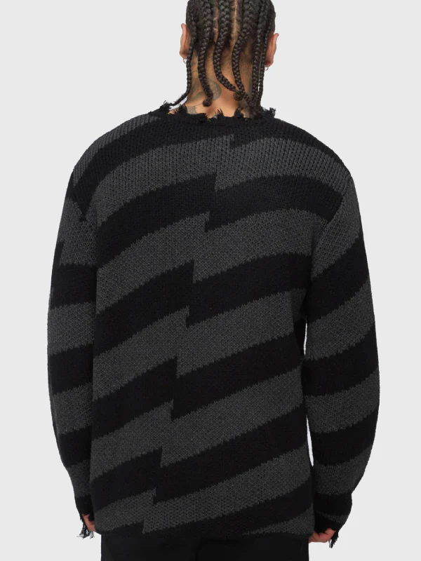 KILLSTAR SHADOWMARK JACQUARD SWEATER - Image 3