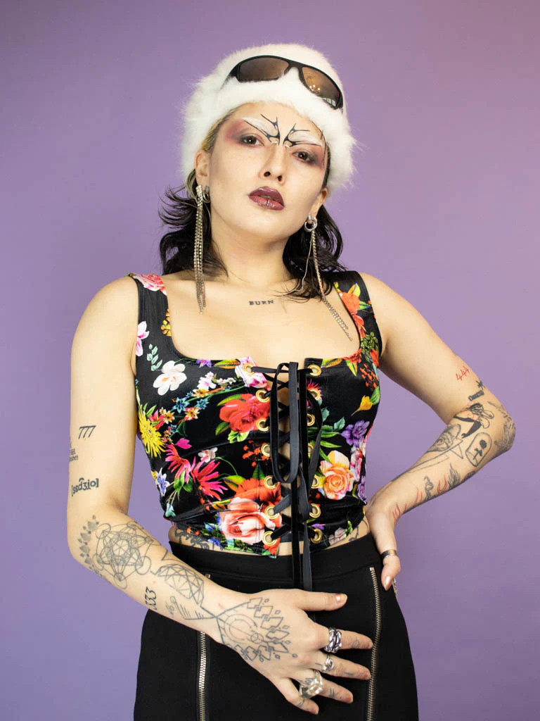 INDYANNA PAULINE CORSET TOP FLOWER - Image 4