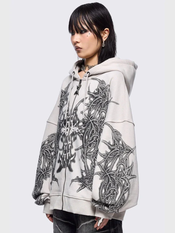 MINGA ZYRE ZIP UP HOODIE - Image 2