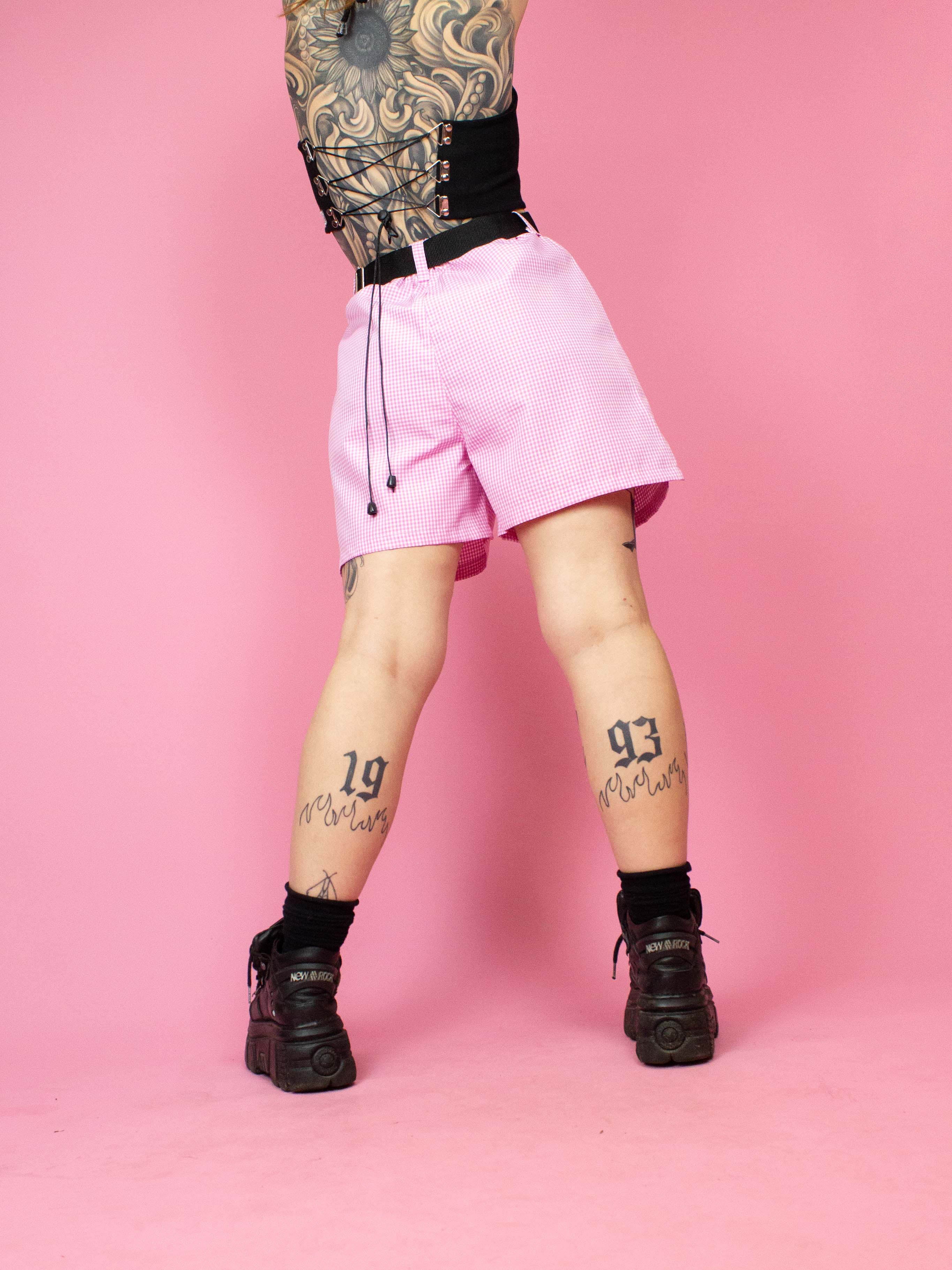 NIKINKY KIOTO SHORTS PINK GINGHAM - Image 5
