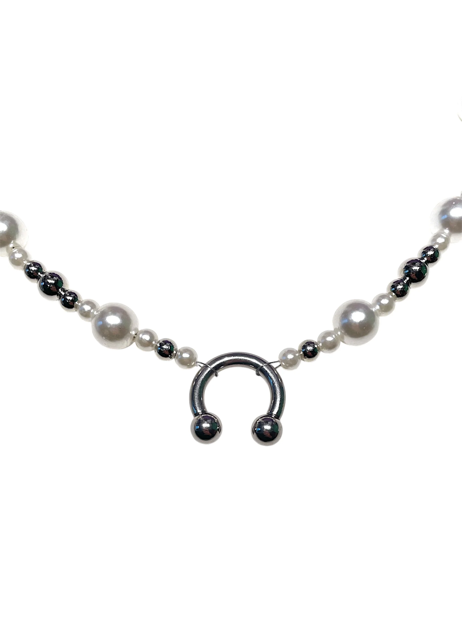 PEARL SEPTUM NECKLACE - Image 2