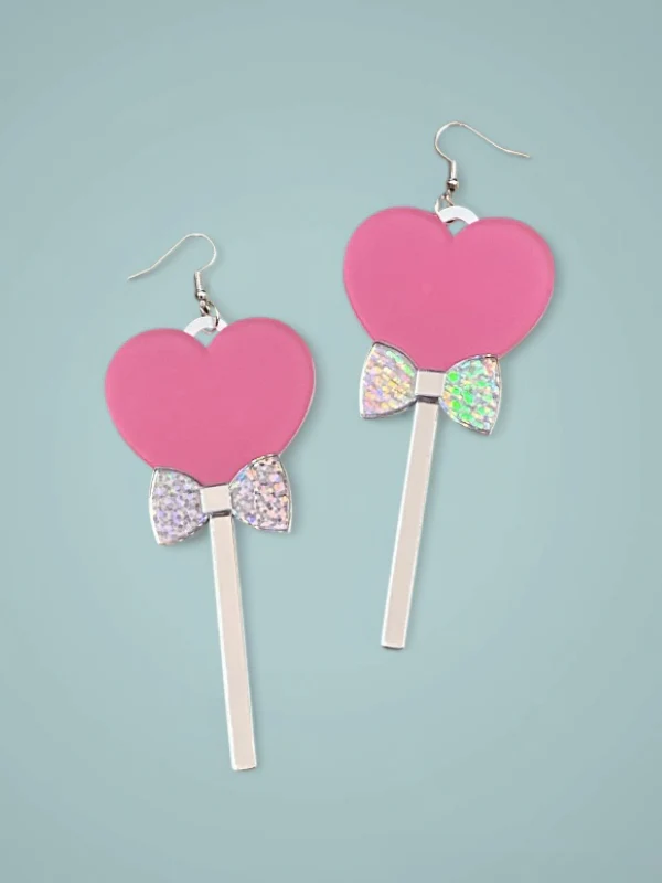 PINK LOLLIPOP EARRINGS BY I`M YOUR PRESENT