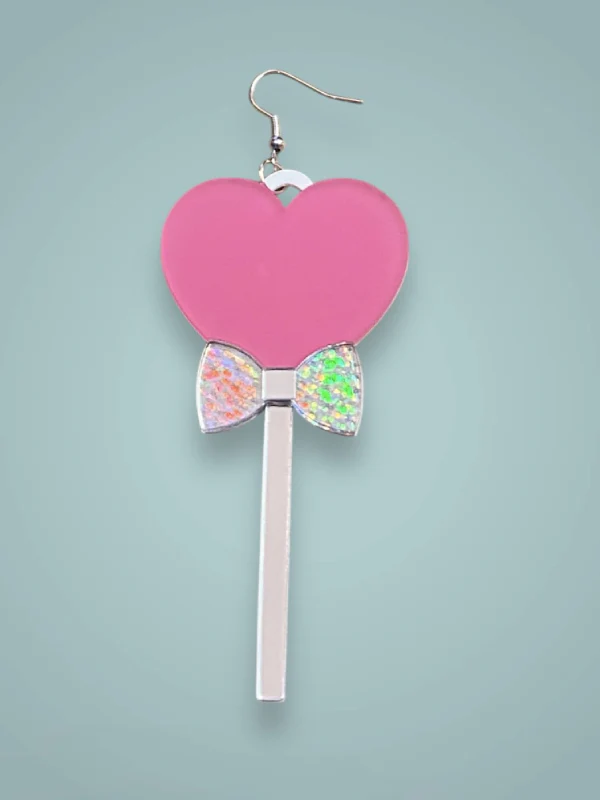 PINK LOLLIPOP EARRINGS BY I`M YOUR PRESENT - Image 2