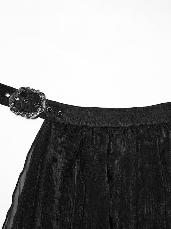 PUNK RAVE CHIFFON MAXI SKIRT WQ-861BQF - Image 5