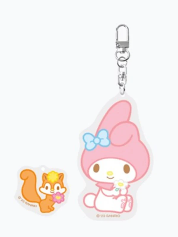 SANRIO ACRYLE KEY RING BAG CHARM - Image 3