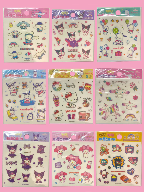 SANRIO DIY CUT TATTOO STICKER