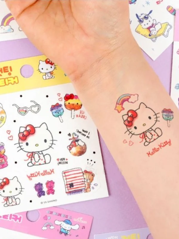 SANRIO DIY CUT TATTOO STICKER - Image 11