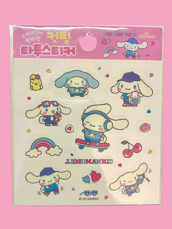SANRIO DIY CUT TATTOO STICKER - Image 2