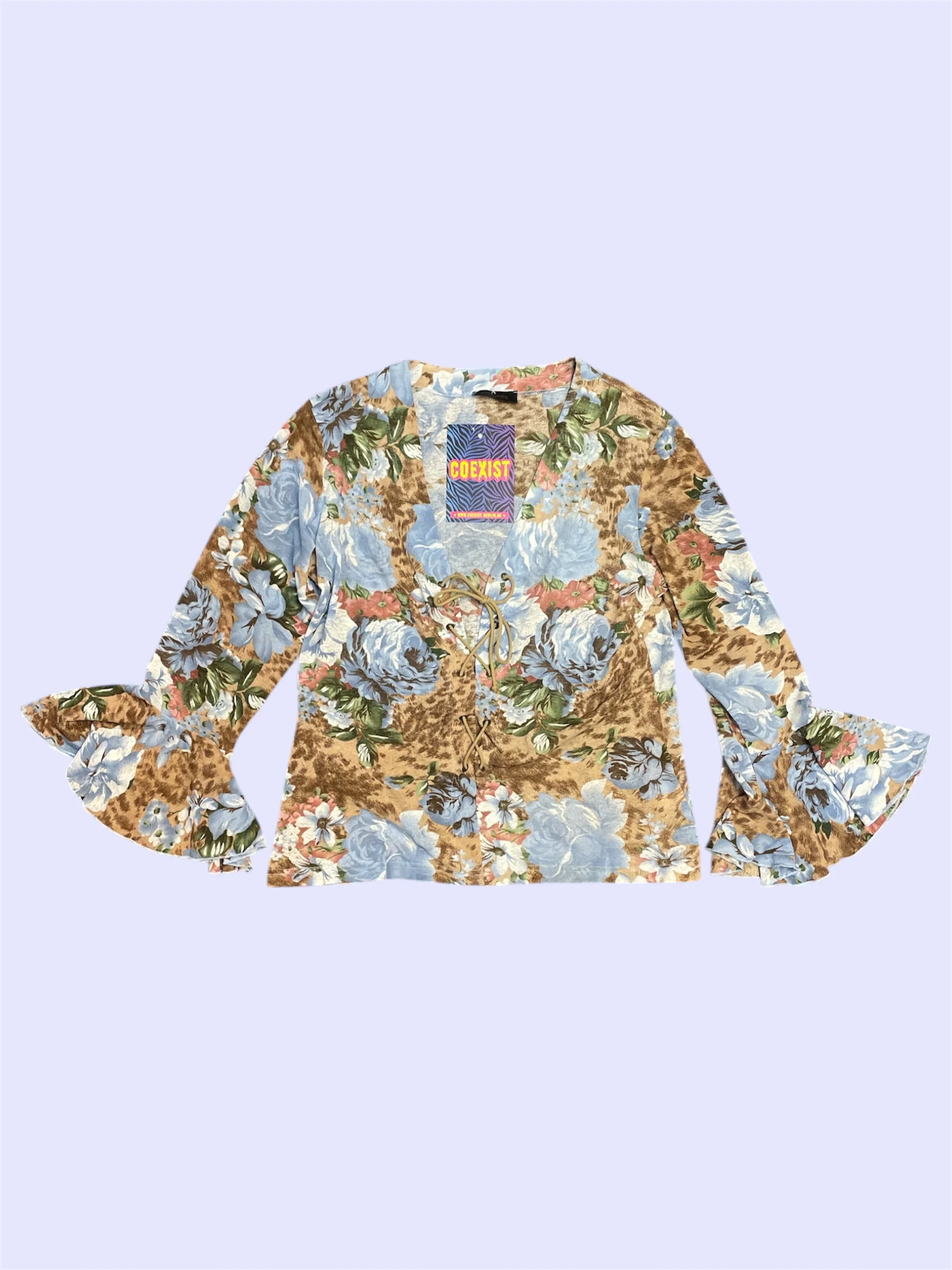 SECOND HAND AMANTIS FLOWER AND LEO BLOUSE
