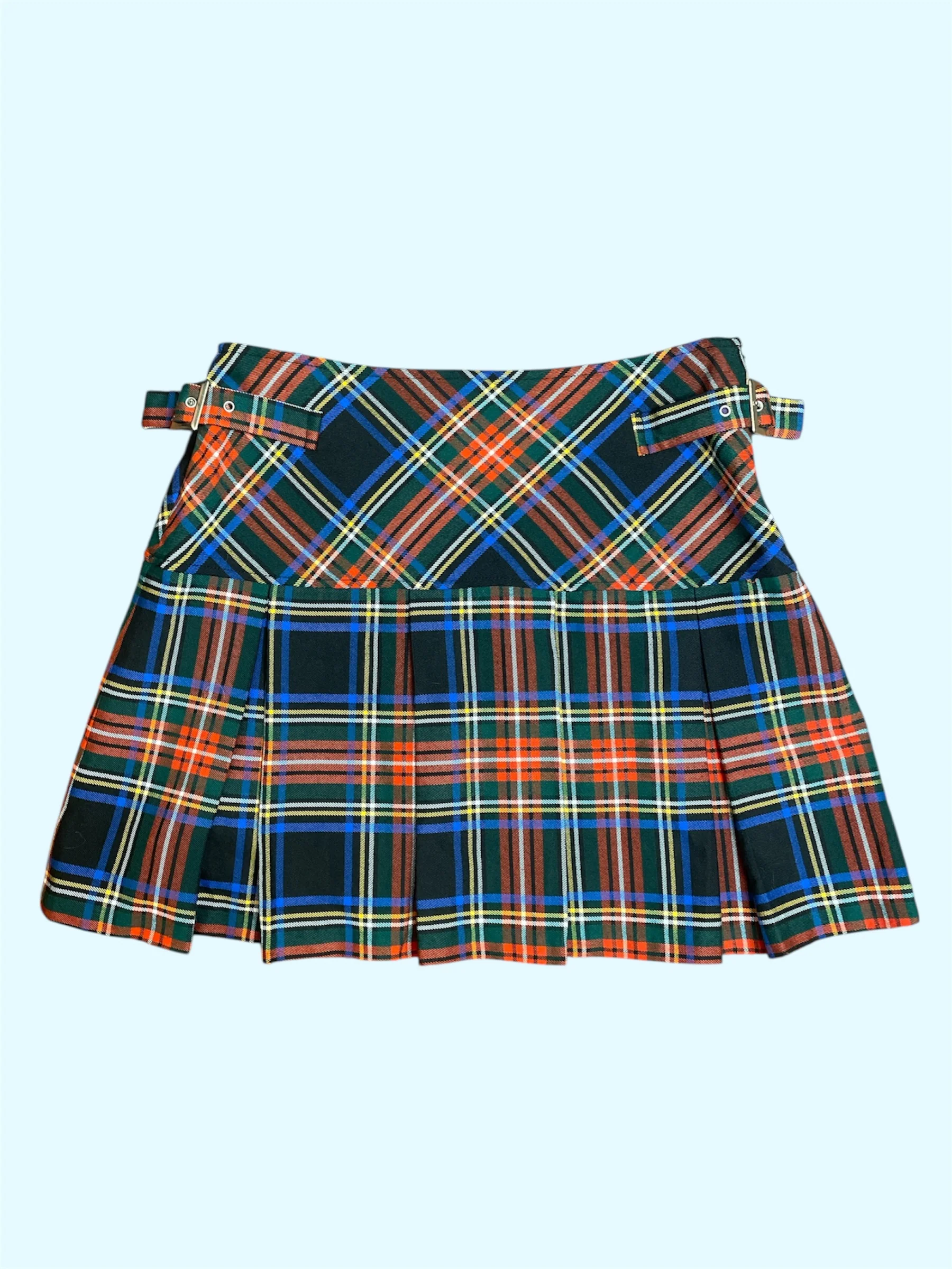 SECOND HAND CAMAIEU TARTAN SKIRT