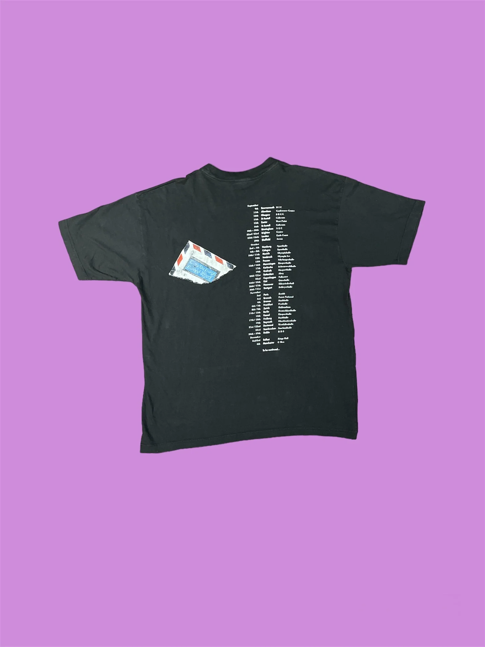 SECOND HAND CHRIS DE BURGH TOUR SHIRT - Image 2