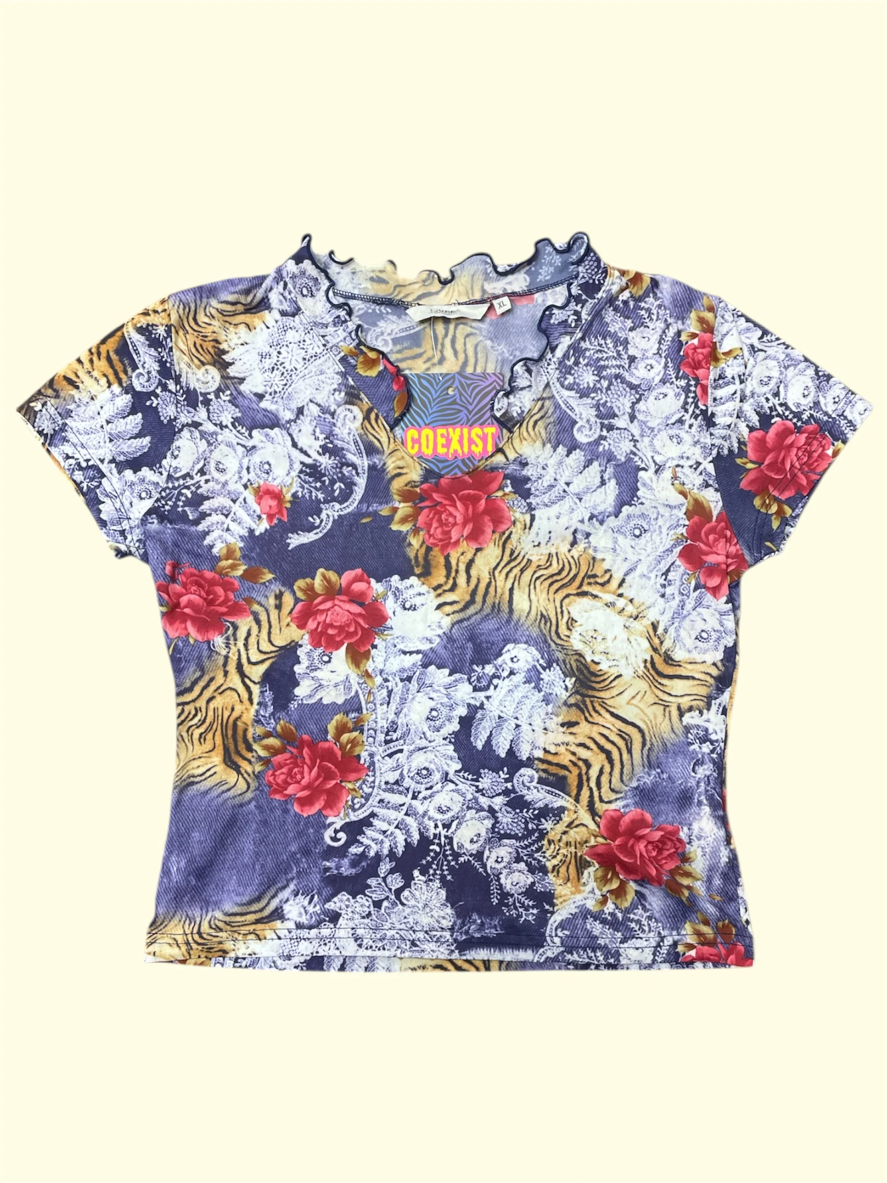 SECOND HAND LIVRE TIGER FLOWER TOP