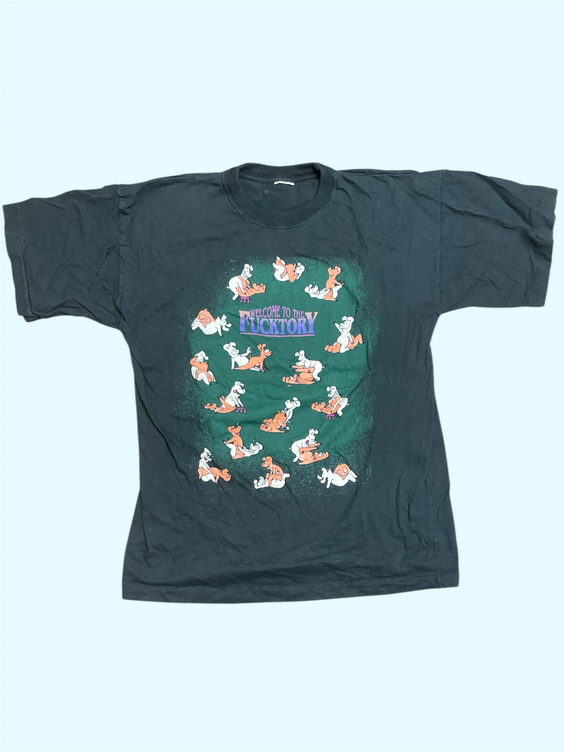 SECOND HAND WELCOME TO THE FUCKTORY T SHIRT
