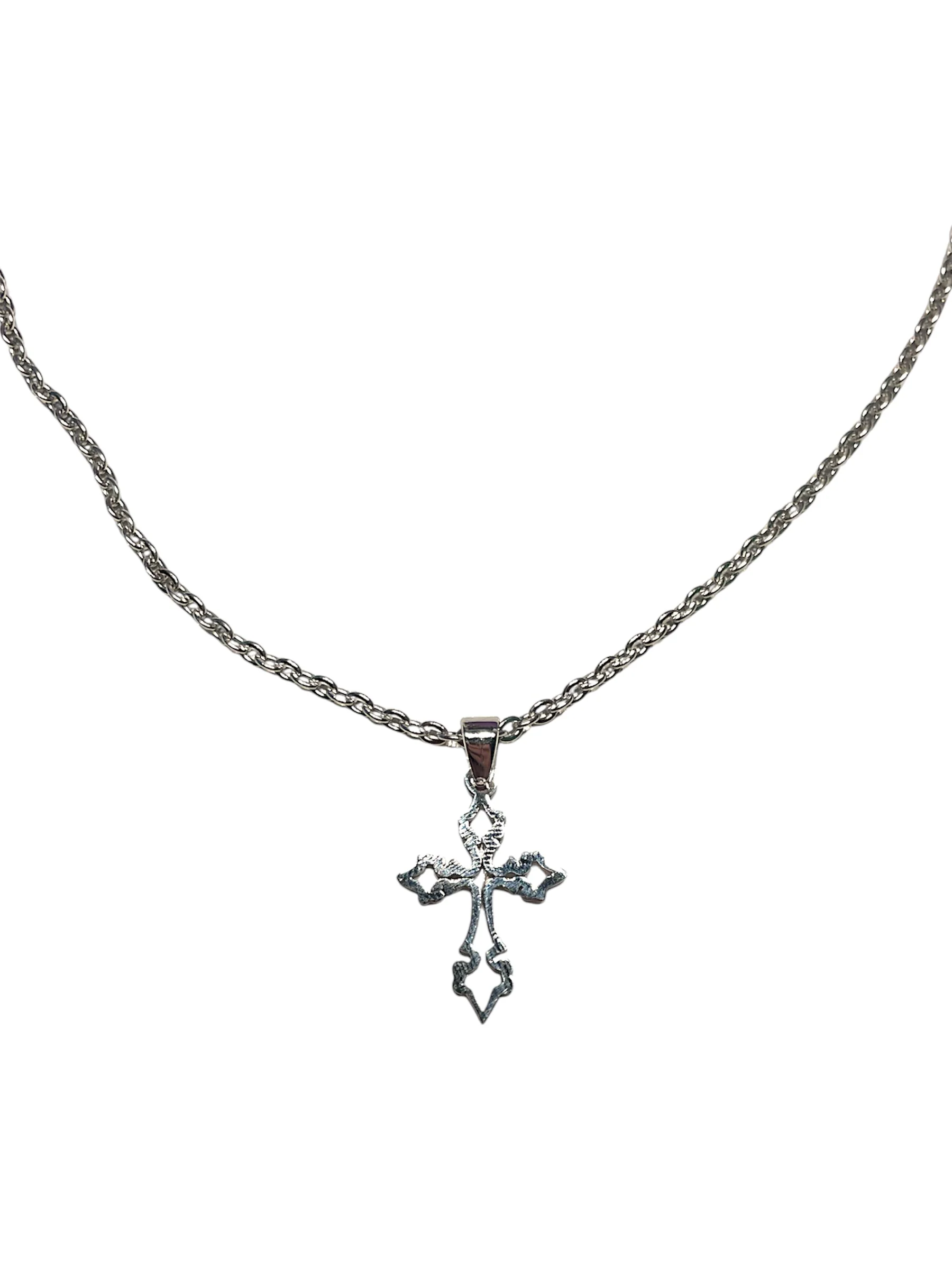 SMALL CROSS NECKLACE - Image 2