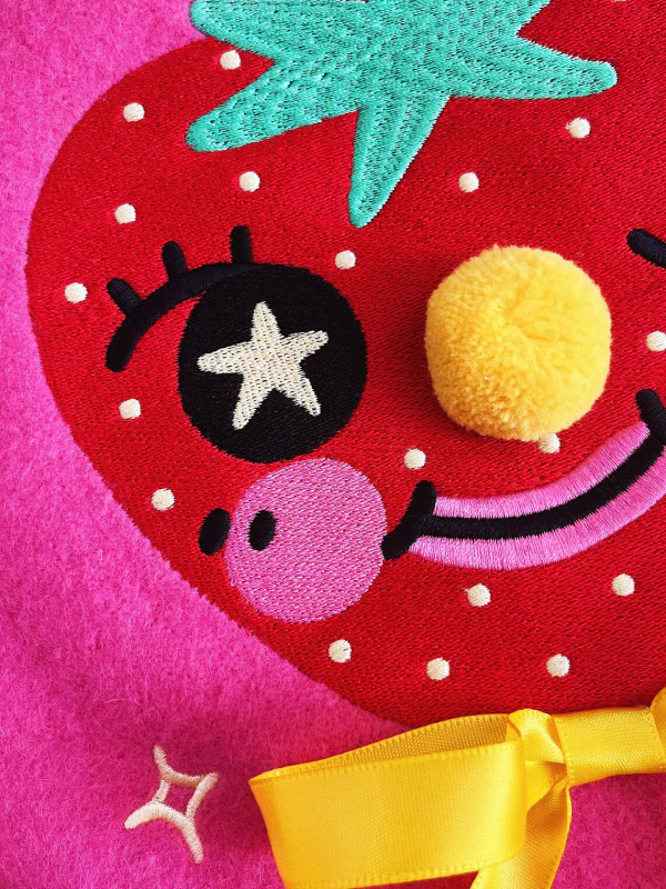 SO LAZO STRAWBERRY BERET - Image 4
