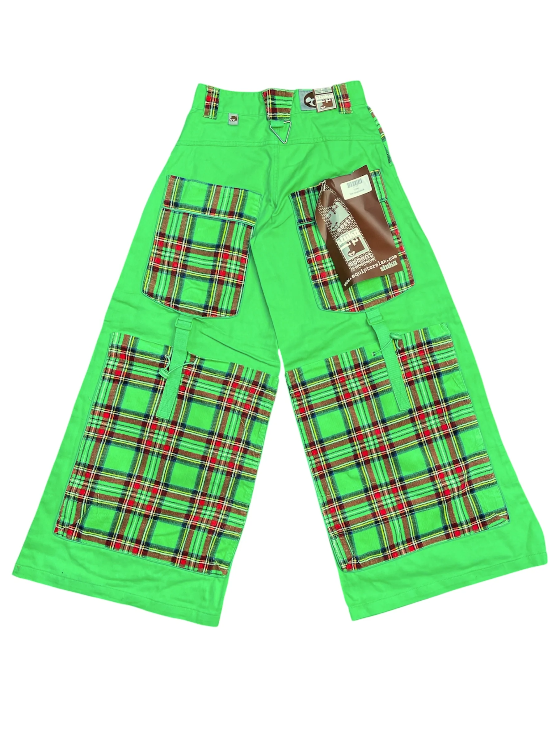 STUKA DEADSTOCK GREEN LONG TARTAN POCKETS 013 - Image 4