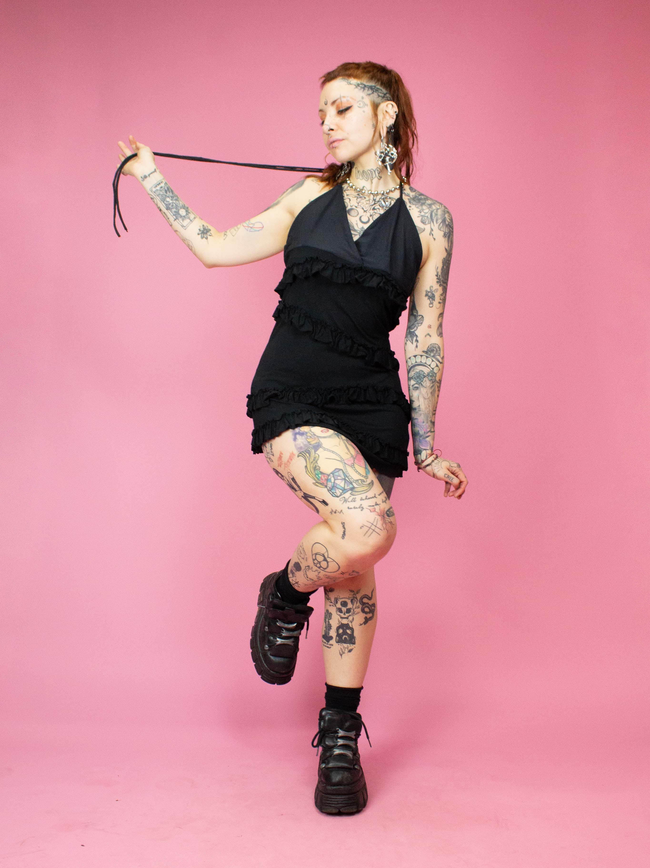TINK STUDIO BLACK RUFFLE - Image 3