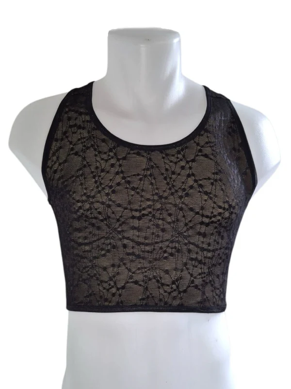 TRANSUNDEEZ CHEST BINDER SHORT LACE