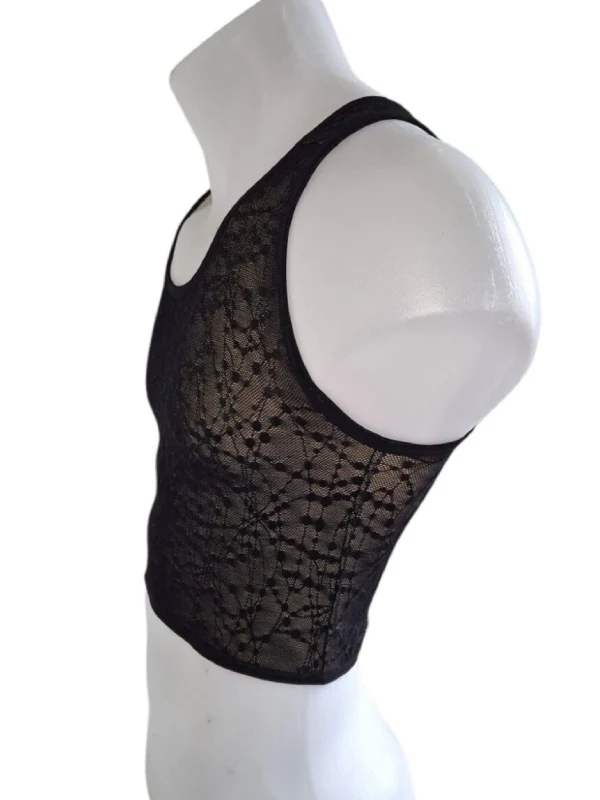 TRANSUNDEEZ CHEST BINDER SHORT LACE - Image 2