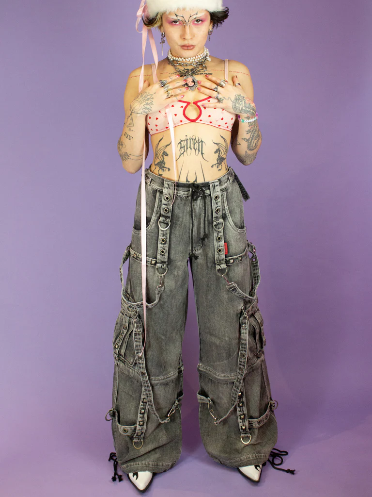 TRIPP NYC DENIM FULL FORCE PANT FOG WASH JM7155MB - Image 3