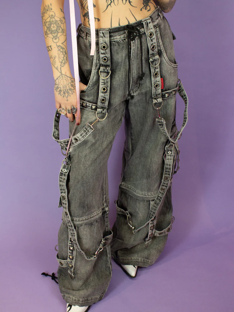 TRIPP NYC DENIM FULL FORCE PANT FOG WASH JM7155MB - Image 4